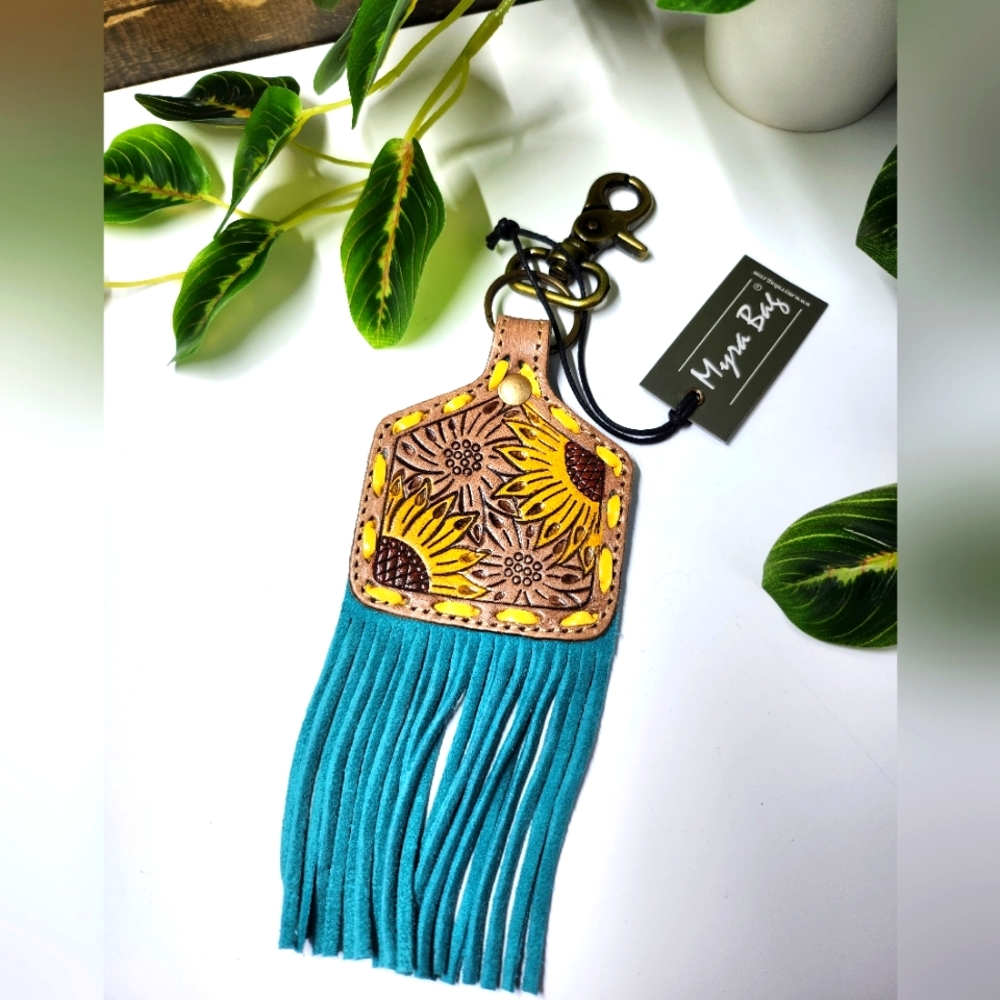 Myra Bag Sunflower Key chain.